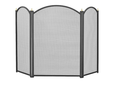 Dynasty 3 Fold Fireguard (Black)