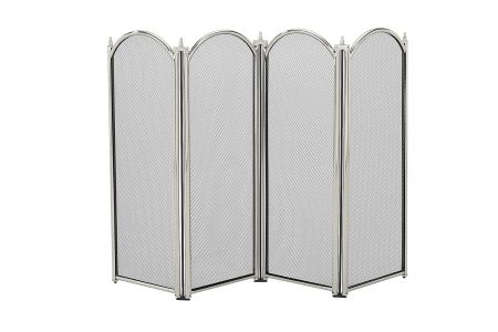 Dynasty 4 Fold Fireguard (Pewter)