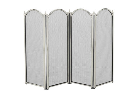 Dynasty 4 Fold Fireguard (Pewter)