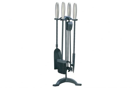 Fireplace Companion Set Manor – Black-Pewter – 550