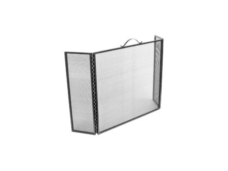 Manor 3 Fold Fireguard (Black)