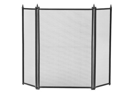 Regency 3 Fold Fireguard (Black)