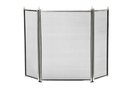 Regency 3 Fold Fireguard (Pewter)