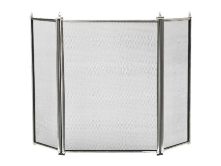 Regency 3 Fold Fireguard (Pewter)