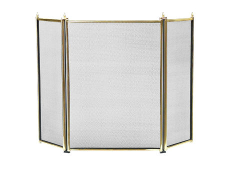 Regency 3 Fold Fireplace (Brass)