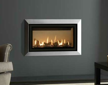 Gazco Studio Slimline Steel 2 Gas fire-0