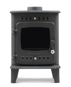 Cast iron wood burning stove