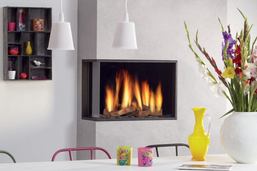 DRU Global 60 Corner BF Gas Fire
