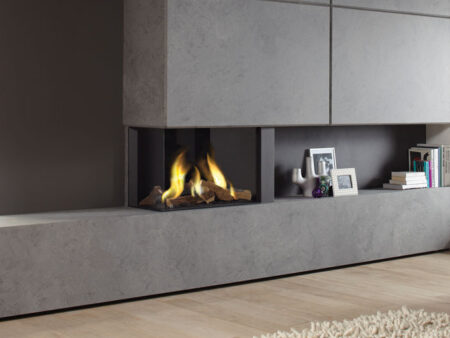 DRU Lugo 70-2 Eco Wave Gas Fire