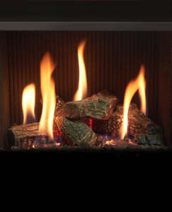 Logic HE (Logs) gas inset fire 