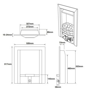 HiLine HE Superslim Gas Fire