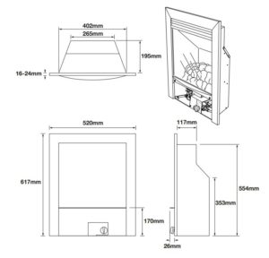 Trent Hi Line XHE Gas Fire