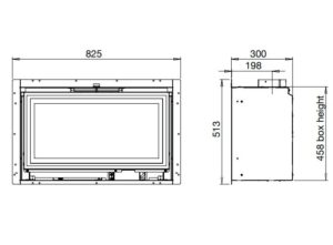 Trent Whisper 750 Landscape Gas Fire