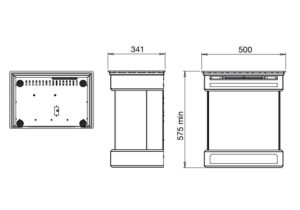 Whisper 3 Sided Gas Stove