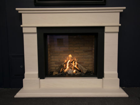 Grace Limestone Fireplace