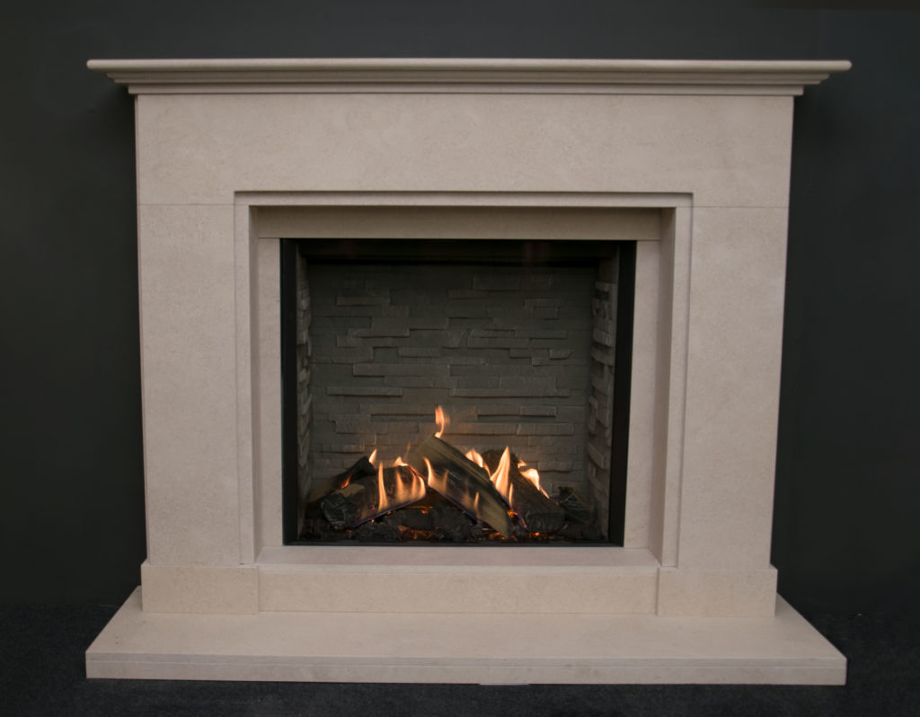 Jersey Limestone Fireplace