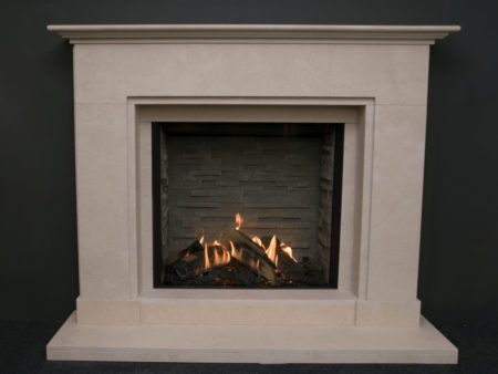 Jersey Limestone Fireplace