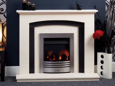 Natura Merano Limestone Fireplace