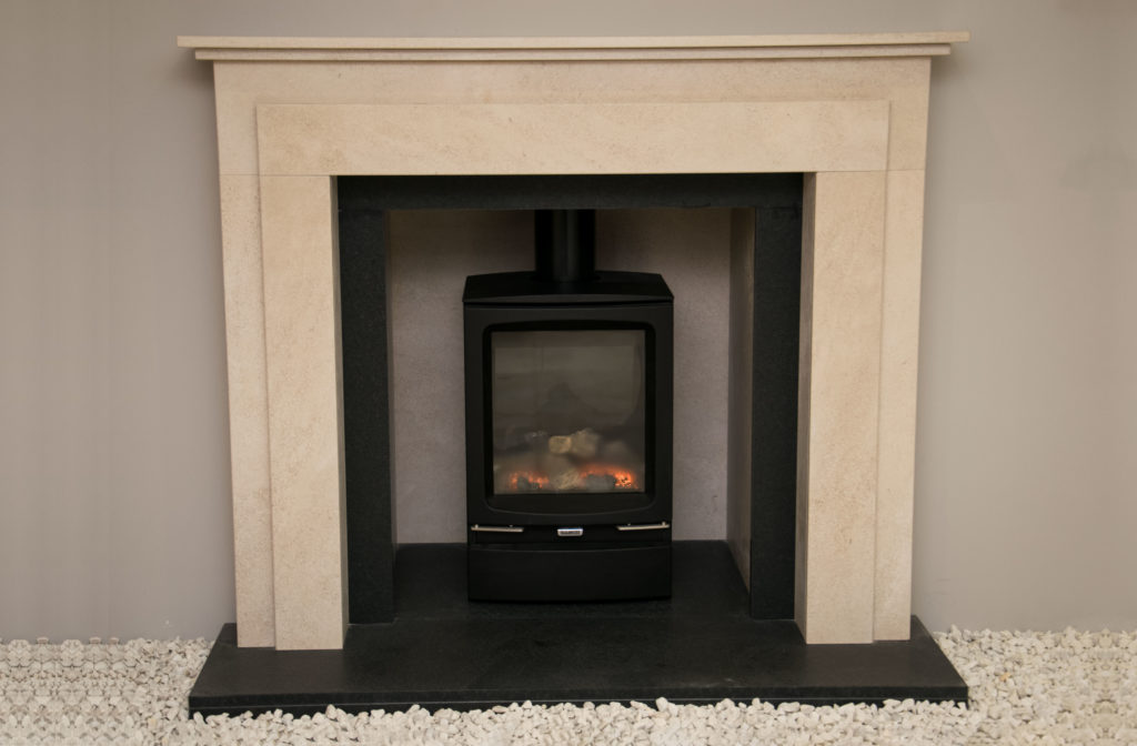Natura Wentworth Limestone Fireplace
