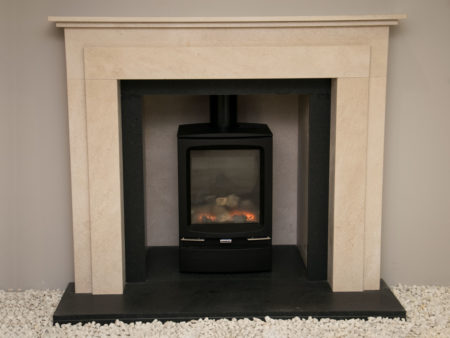 Natura Wentworth Limestone Fireplace