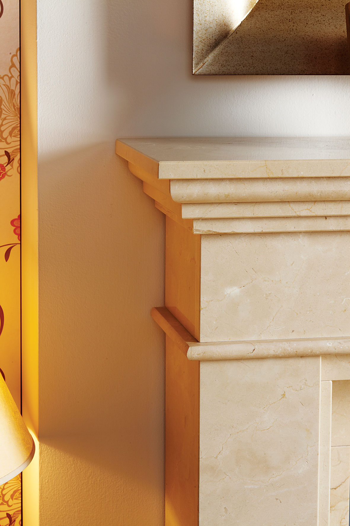 Natura Wirdum Limestone Fireplace Top