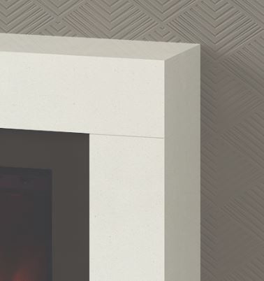 Imperio floor standing electric fire top detail