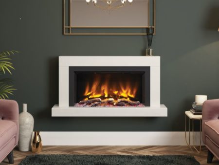 Impero WM Electric Fireplace in a living room