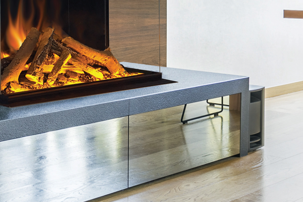 Evonicfires e800 Electric Fire Bottom Detail