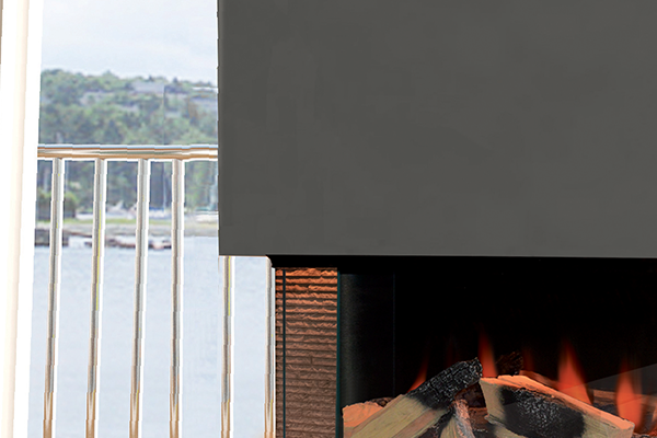 Kiruna Electric Fire Top Detail