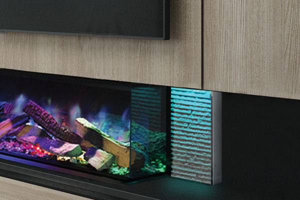 Linnea Electric Fire Top Detail