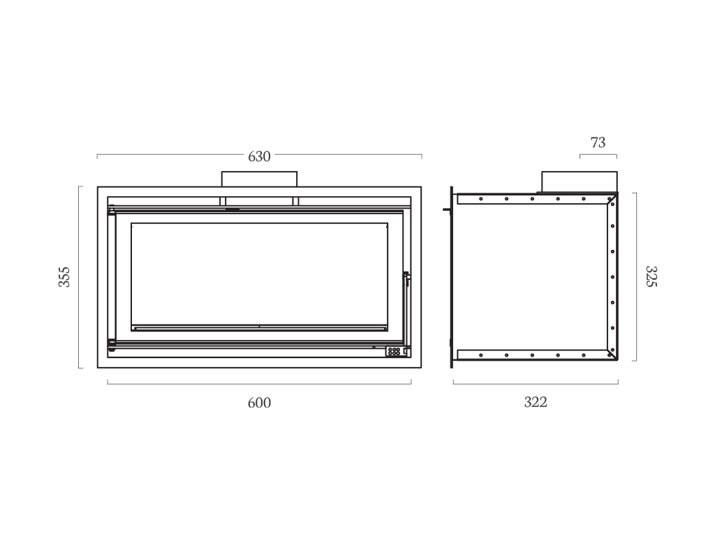 Tucana 600 Dimensions Tucana 600 Dimensions