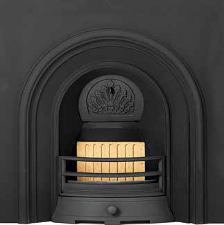 Wandsworth 16” Black with Deeper Solid Fuel Back