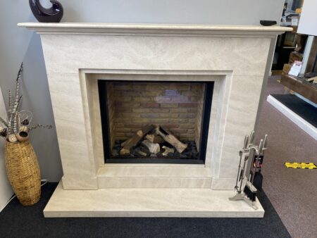 Natura 60 Jersey (Fireplace Only) Marsden Beige Stone Ex-Display (Norwich Shop)