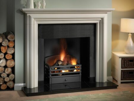 The Colby 54″ fireplace mantel