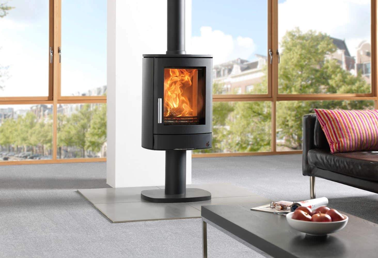 ACR Neo1P Multifuel Stove with decor