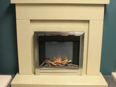 Capital Fireplaces 48" Belmonte Suite in Perla Micromarble