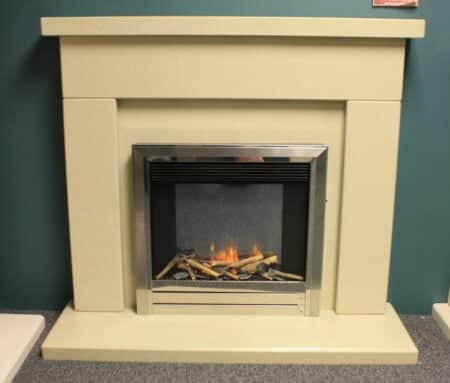 Capital Fireplaces 48" Belmonte Suite in Perla Micromarble