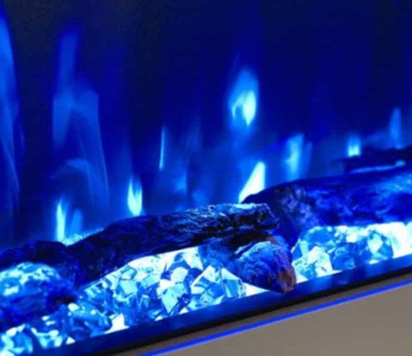 ACR PR-900e Inset Electric Fire blue flame