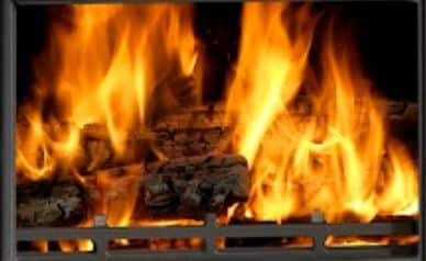 ACR Rowandale Multifuel Stove flame effect ACR Rowandale Multifuel Stove flame effect