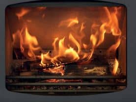 ACR Wychwood Wood Burning Stove flame effect ACR Wychwood Wood Burning Stove flame effect
