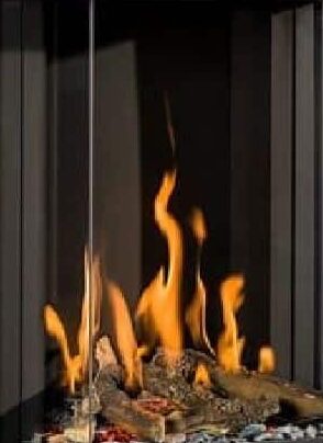 BOX Gas Panorama 45-59 Fire flame effect