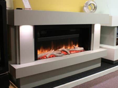 Celsi Ultiflame VR Orbital Illumia 800 Electric Suite in Smooth Mist (Norwich Shop)