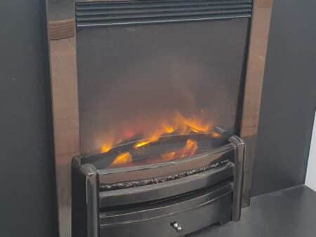 BeModern Beam 16 Inset Electric Fire in Black Nickel with Remote Control (Ipswich Shop)