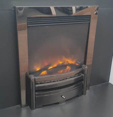 BeModern Beam 16 Inset Electric Fire in Black Nickel with Remote Control (Ipswich Shop)