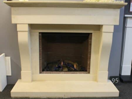 Bellfires Classic Bell Medium LPG Gas Fire with Brick Interior, Premium Fire LED Fuel Bed and Anti-Reflective Glass (Chelmsford Shop)