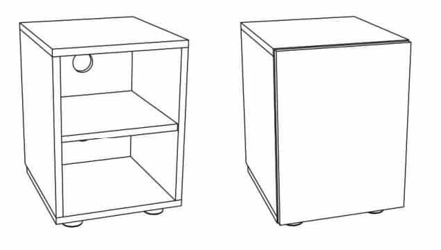 Single Shelving Unit & Cupboard Single Shelving Unit & Cupboard