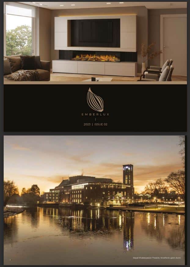 Emberlux media fireplace