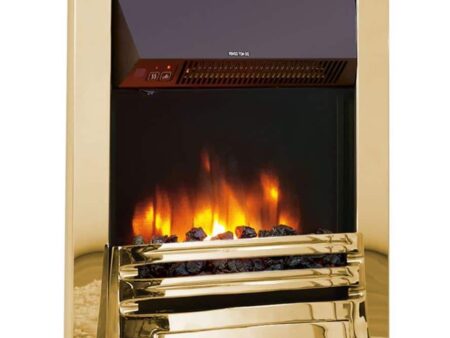 Celsi Accent Mark II Brass Electric Inset Fire (Cambridge)