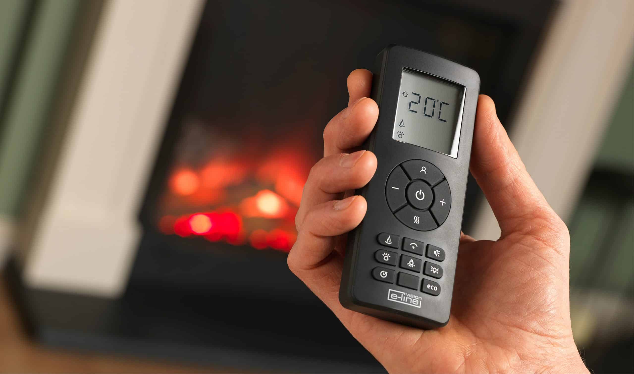 Solus electric fire remote control