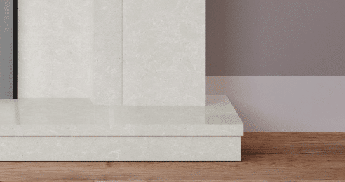 atwick micormarble surround bottom corner
